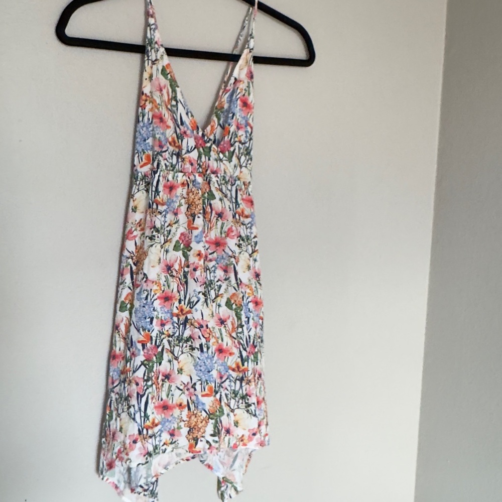 Floral Sleeveless Coverup Dress